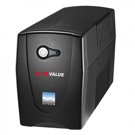 Onduleur Nitram Série Elite Value 600E 600VA/360W Onduleur Nitram Série Elite Value 600E 600VA/360W