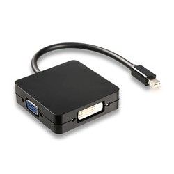 Adaptateur Mini Display port vers HDMI/DVI/VGA