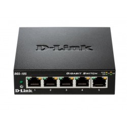 D-Link Switch 5 ports 10/100Mbps Metallique