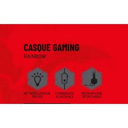 Casque Dungeons&Dragons RAINBOW GAMING HEADSET 7.1